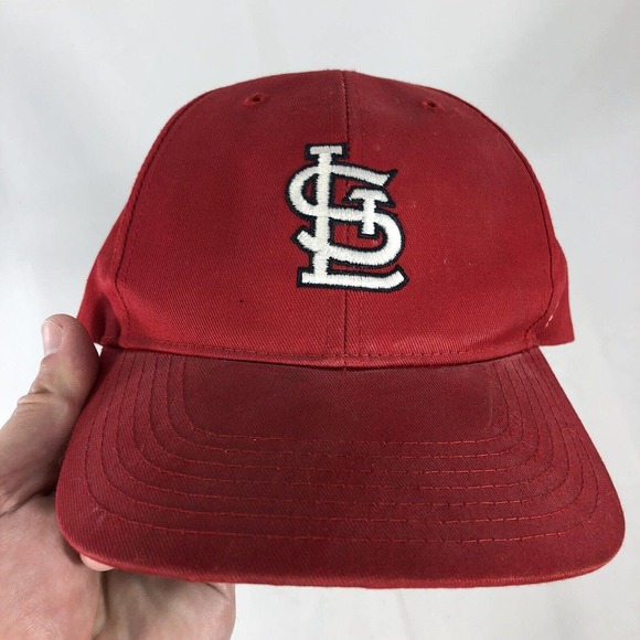 ST LOUIS CARDINALS 47 BRAND HAT CAP KIDS ONE SIZE SNAPBACK RED DISCOLORED OSFM - Picture 12 of 12